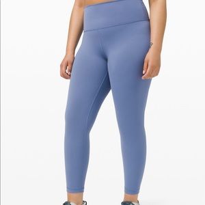 Lululemon wunder train high rise 25 inch size 4 water drop